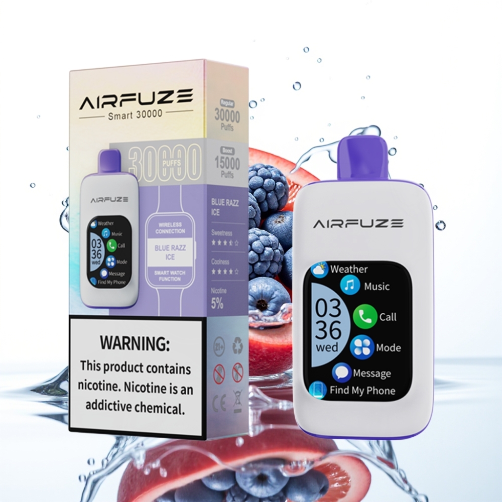 AirFuze Smart 30000 Lööki Disposabel Pod Sinine Razz Jää