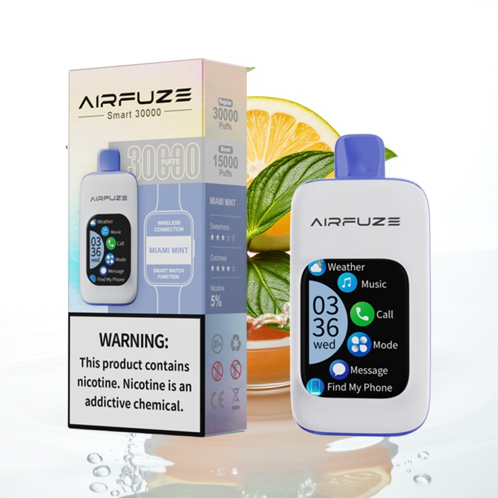 AirFuze Smart 30000 Sõmed Disposable Pod Miami Münt