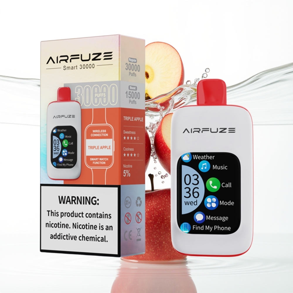 AirFuze Smart 30000 Sõmud Kolm Õuna Disposable Pod