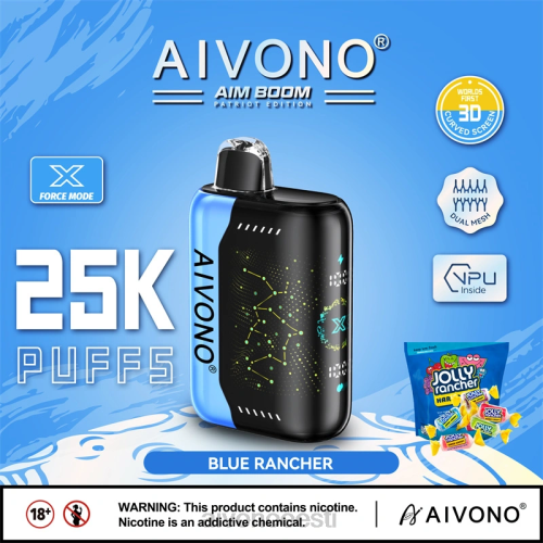 Aivono AIM BOOM 25 000 sinine karjakasvataja 4P4L344 - Aivono Puffs Eesti