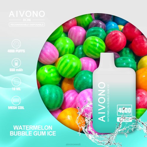 Aivono AIM BOXX 4000 arbuusi närimiskummi jää 4P4L227 - Aivono Puffs