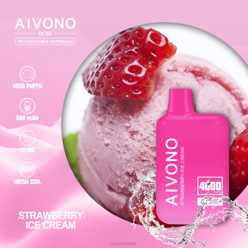 Aivono AIM BOXX 4000 maasikajäätis 4P4L221 - Aivono Eesti