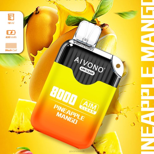 Aivono AIM CLEAR 8000 ananassi mango 4P4L209 - Aivono Eesti