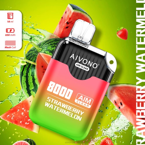 Aivono AIM CLEAR 8000 maasikas arbuus 4P4L208 - Aivono Puffs Eesti