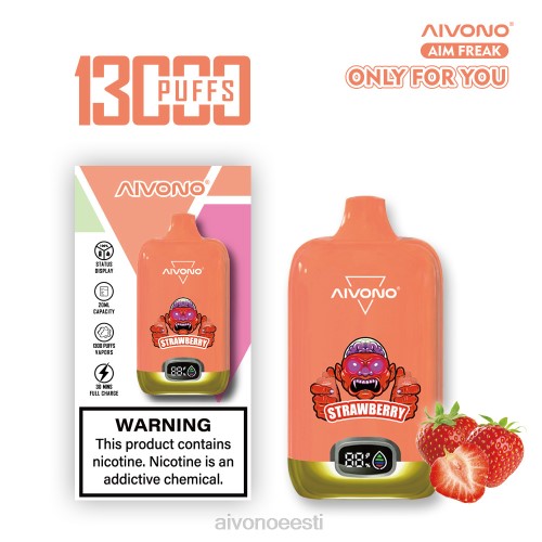Aivono AIM FREAK 13 000 maasikas 4P4L243 - Aivono Puffs