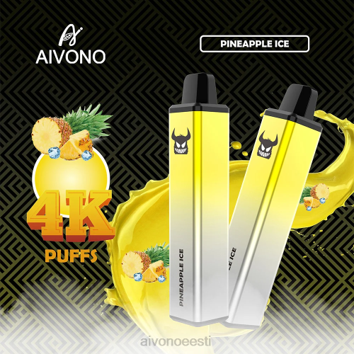 Aivono AIM FREAK 4000 ananassi jää 4P4L255 - Aivono Puffs