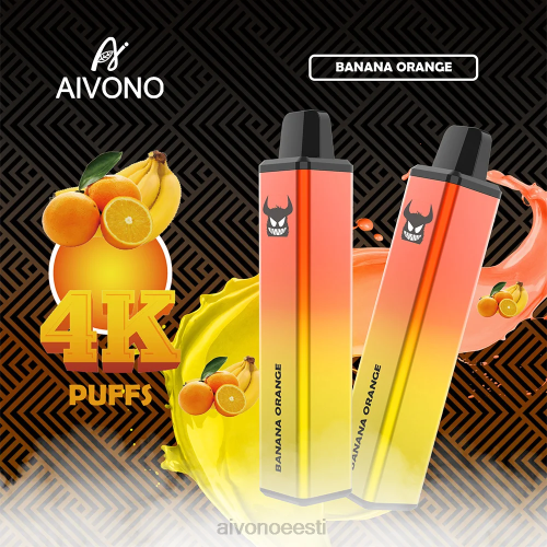 Aivono AIM FREAK 4000 banaan apelsin 4P4L258 - Aivono Vape Eesti
