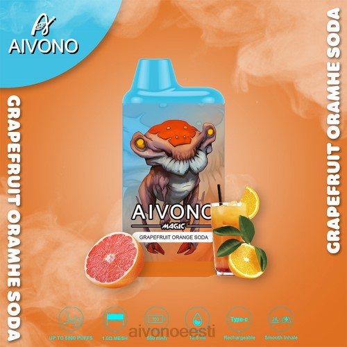 Aivono AIM MAGIC 5800 suukarbi sigaret greibi apelsini sooda 4P4L101 - Aivono Eesti