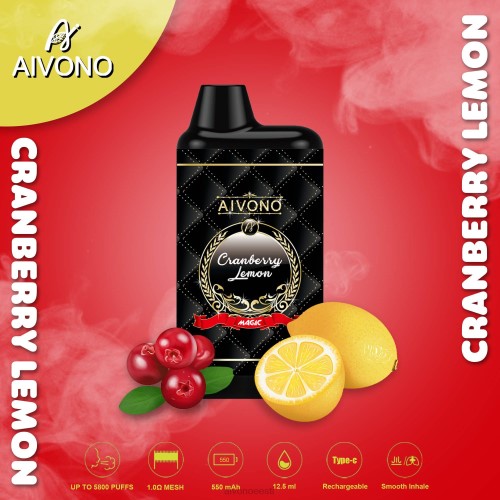 Aivono AIM MAGIC 5800 suukarbi sigaret jõhvika sidrun 4P4L89 - Aivono Eesti