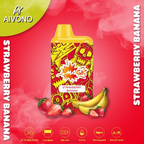 Aivono AIM MAGIC 5800 suukarbi sigaret maasika banaan 4P4L93 - Aivono Eesti
