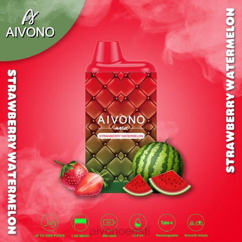 Aivono AIM MAGIC 5800 suukarbi sigaret maasikas arbuus 4P4L99 - Aivono Puffs