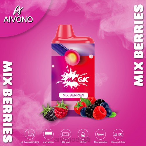 Aivono AIM MAGIC 5800 suukarbi sigaret sega marju 4P4L100 - Aivono Puffs Eesti
