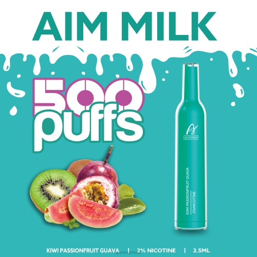 Aivono AIM MILK 500 kiivi passionfruit guajaav 4P4L272 - Aivono Puffs Eesti