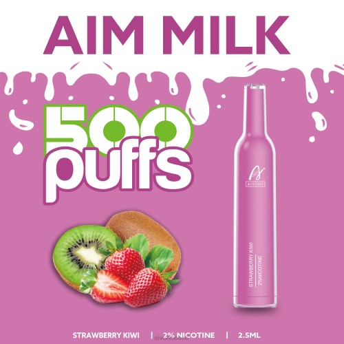 Aivono AIM MILK 500 maasika kiivi 4P4L271 - Aivono Puffs