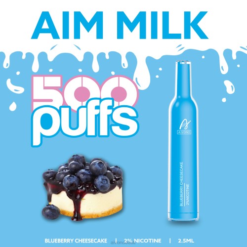 Aivono AIM MILK 500 mustika juustutort 4P4L274 - Aivono Vape Eesti