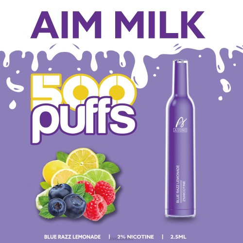 Aivono AIM MILK 500 sinine razzi limonaad 4P4L264 - Aivono Puffs Eesti