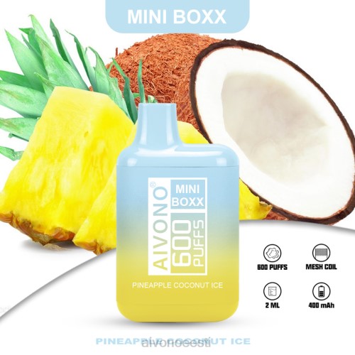 Aivono AIM MINI BOXX 600 ananassi kookosjää 4P4L238 - Aivono Vape Eesti