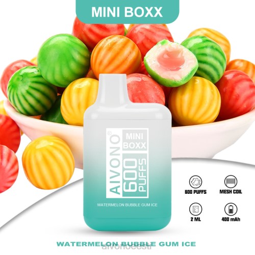 Aivono AIM MINI BOXX 600 arbuusi närimiskummi jää 4P4L235 - Aivono Puffs