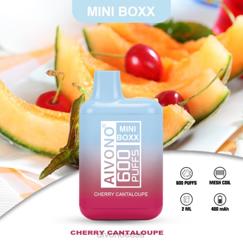 Aivono AIM MINI BOXX 600 kirsi kantaluup 4P4L239 - Aivono Puffs