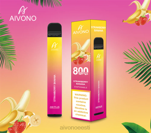 Aivono AIM PLUS 800 maasika banaan 4P4L192 - Aivono Puffs Eesti