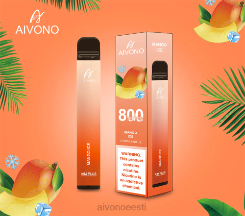 Aivono AIM PLUS 800 mango jää 4P4L184 - Aivono Puffs Eesti