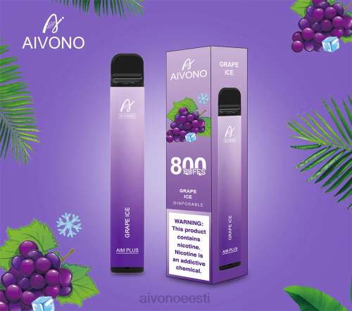 Aivono AIM PLUS 800 viinamarja jää 4P4L179 - Aivono Puffs