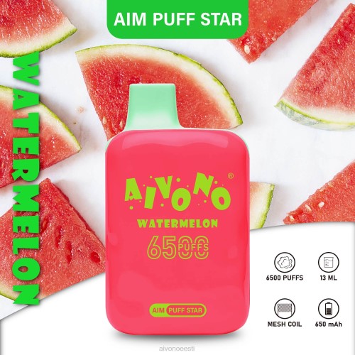 Aivono AIM PUFF STAR 6500 arbuus 4P4L291 - Aivono Puffs