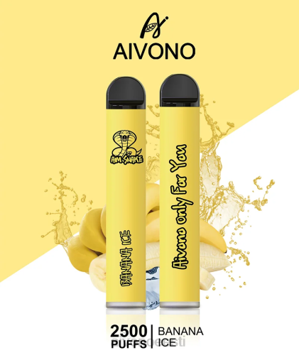 Aivono AIM SNAKE 2500 banaani jää 4P4L298 - Aivono Vape Eesti