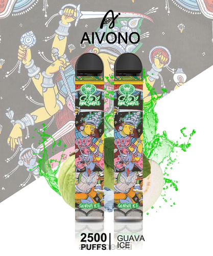 Aivono AIM SNAKE 2500 guajaav jää 4P4L307 - Aivono Puffs