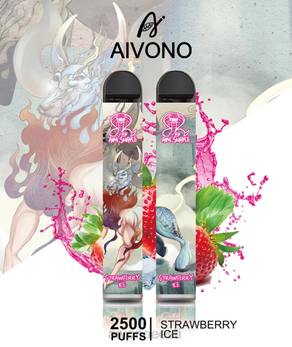 Aivono AIM SNAKE 2500 maasikajää 4P4L319 - Aivono Puffs