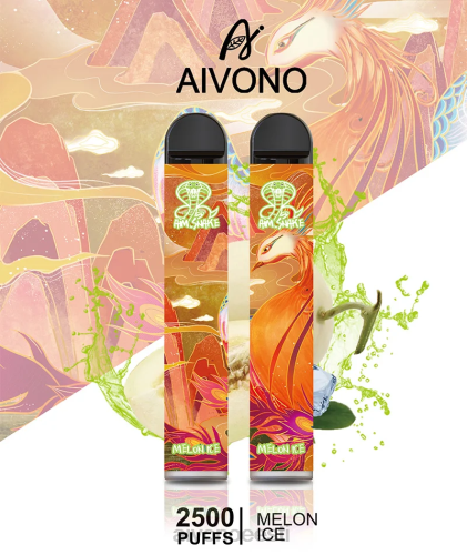 Aivono AIM SNAKE 2500 meloni jää 4P4L311 - Aivono Puffs