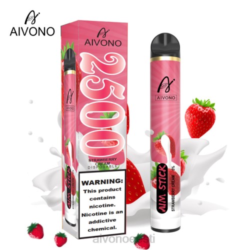 Aivono AIM STICK 2500 maasikakreem 4P4L155 - Aivono Puffs