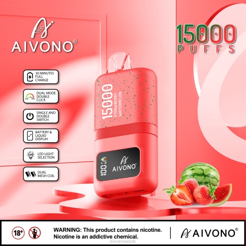 Aivono AIM magic 15 000 maasikas arbuus 4P4L58 - Aivono Vape Eesti