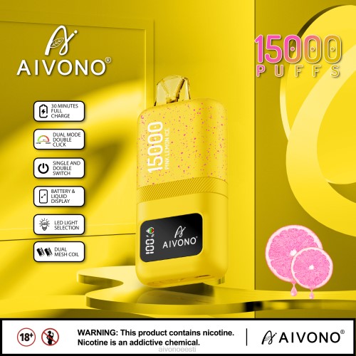 Aivono AIM magic 15 000 roosa sidrunijää 4P4L61 - Aivono Eesti