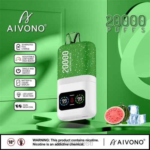 Aivono AIM magic 20 000 arbuusi jää 4P4L75 - Aivono Puffs