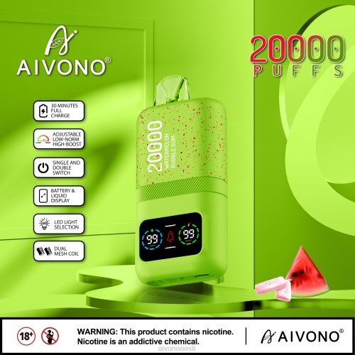 Aivono AIM magic 20 000 arbuusi närimiskumm 4P4L82 - Aivono Vape Eesti