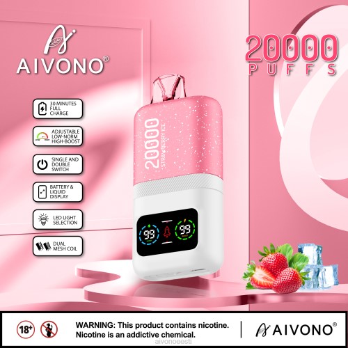 Aivono AIM magic 20 000 maasikajää 4P4L74 - Aivono Vape Eesti