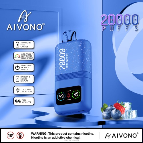 Aivono AIM magic 20 000 sinine razz jää 4P4L79 - Aivono Puffs