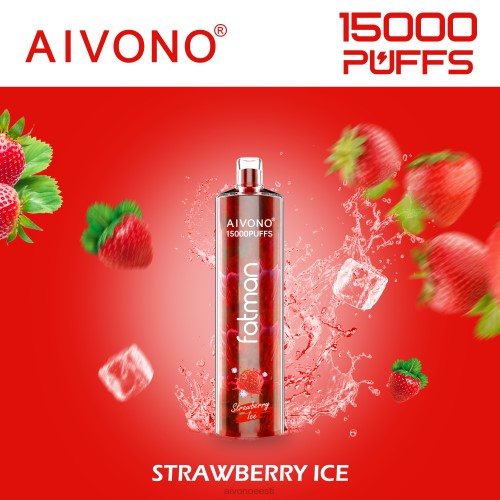 Aivono FATMAN 15 000 maasikajää 4P4L11 - Aivono Puffs