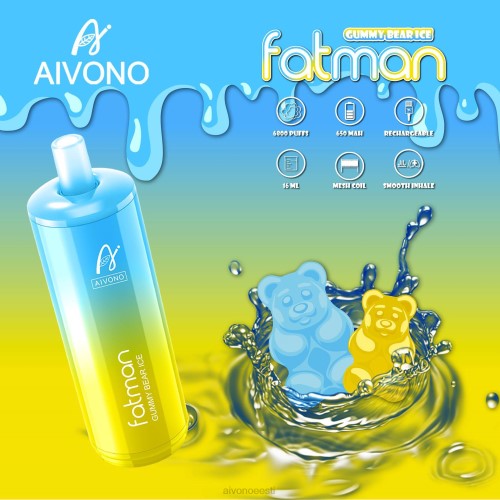 Aivono FATMAN 6800 kummikaru jää 4P4L32 - Aivono Puffs Eesti