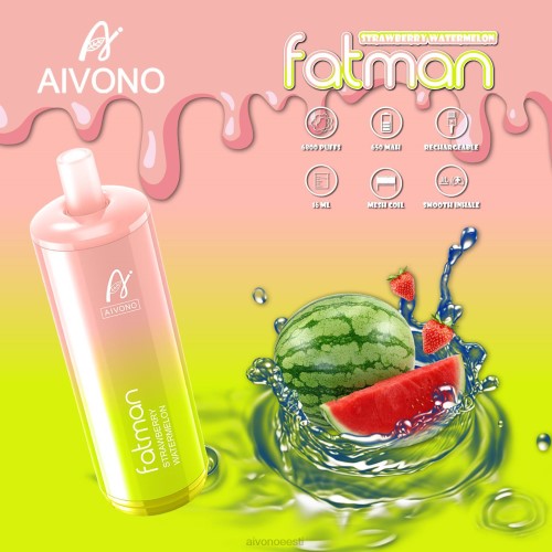 Aivono FATMAN 6800 maasikas arbuus 4P4L30 - Aivono Vape Eesti
