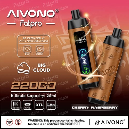 Aivono Fatpro 22000 kirss vaarikas 4P4L4 - Aivono Puffs Eesti
