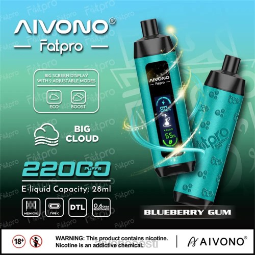 Aivono Fatpro 22000 mustikakumm 4P4L9 - Aivono Eesti