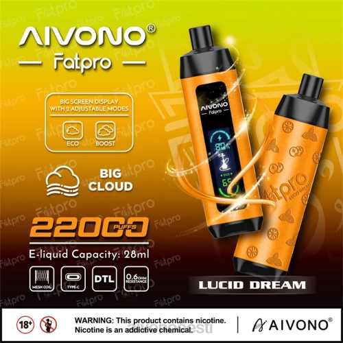 Aivono Fatpro 22000 selge unenägu 4P4L7 - Aivono Puffs