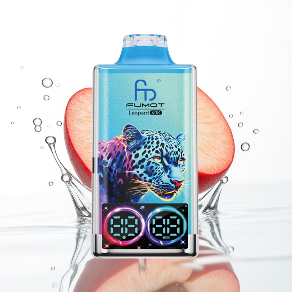 Fumot Leopard 40K Puffs Disposabel Vape (Virsik-Marja) – 700mAh Dual Mesh Type-C