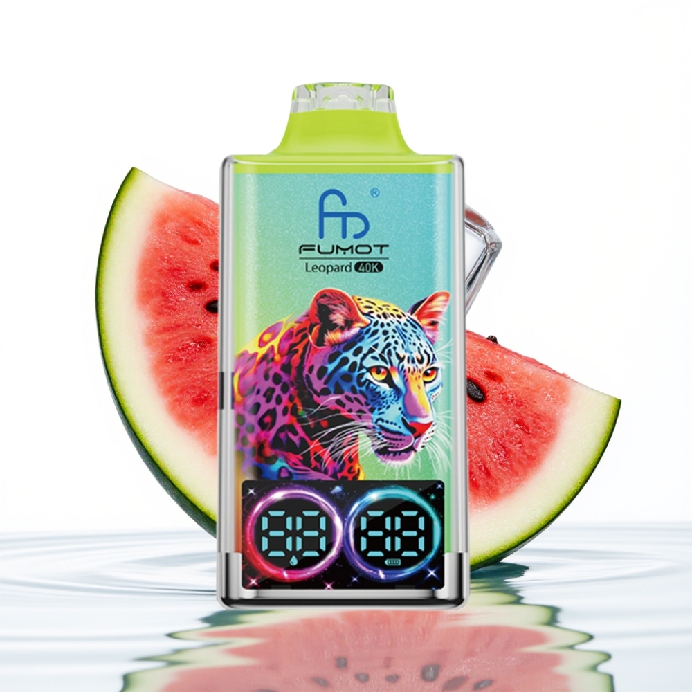 Fumot Leopard 40K Puffs Disposable Vape Arbuusi-Jää 700mAh 5 Nikotiini