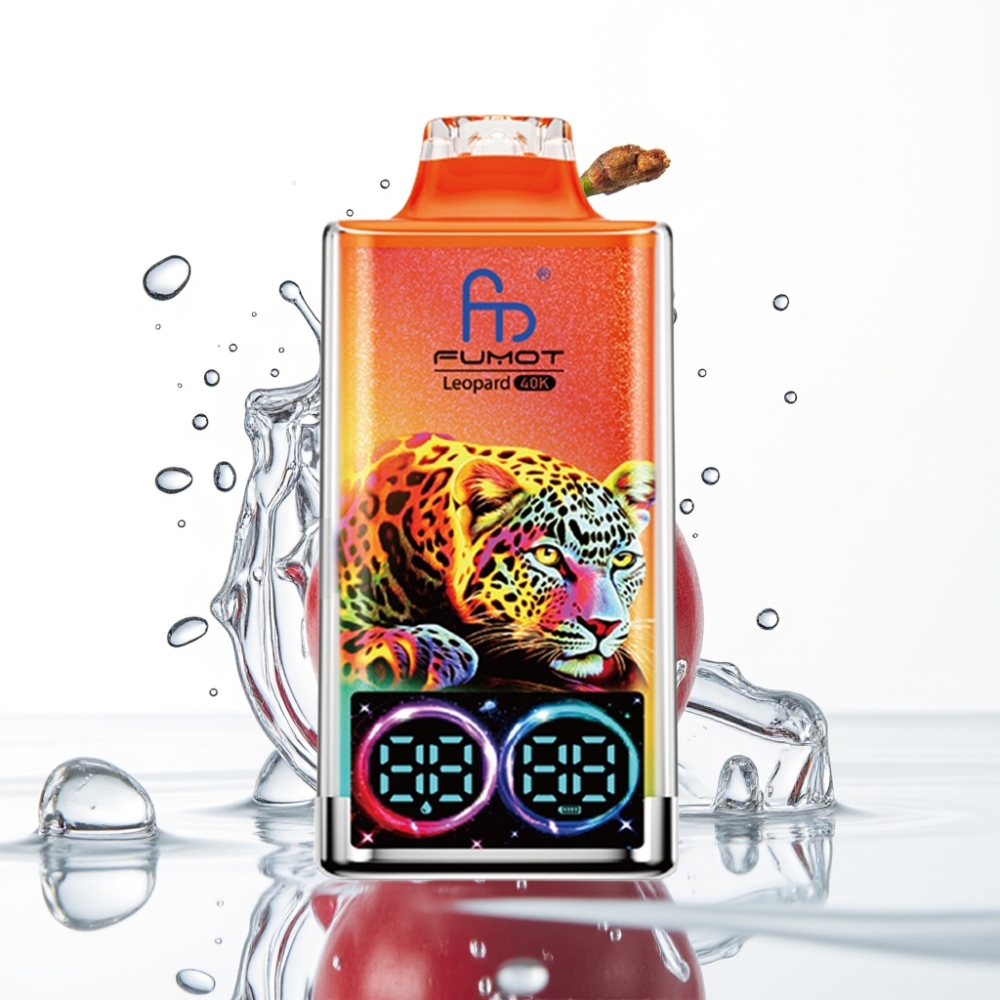 Fumot Leopard 40K Topsutatud Vape Kirssi Jää 700mAh 5