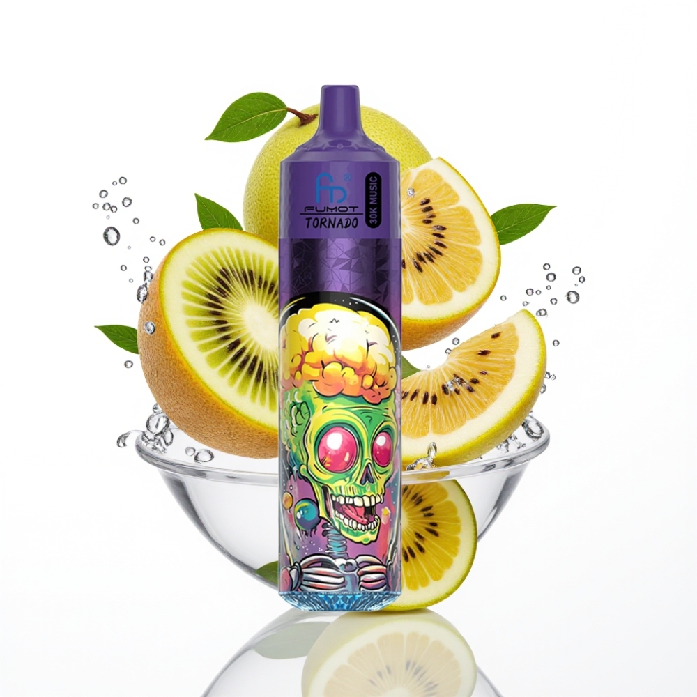 Fumot RandM Tornado 30000 Puffs 30mL 10Ohm Mesh Kiivi-Marakuaja-Guava
