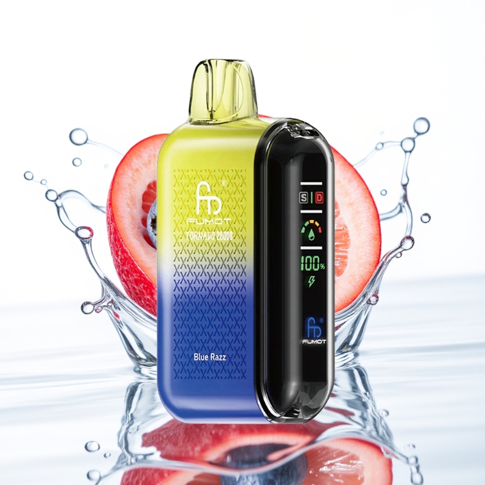 Fumot Tornado 20000 Puffs Dual Mesh Sinine Razz