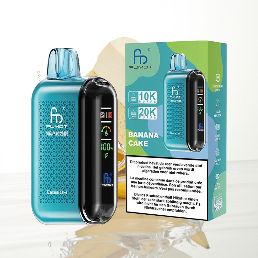 Fumot Tornado 20000 Puhangut Banaanikook 20ml 850mAh
